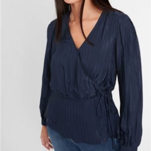 Banana republic V-neck wrap around shirt.